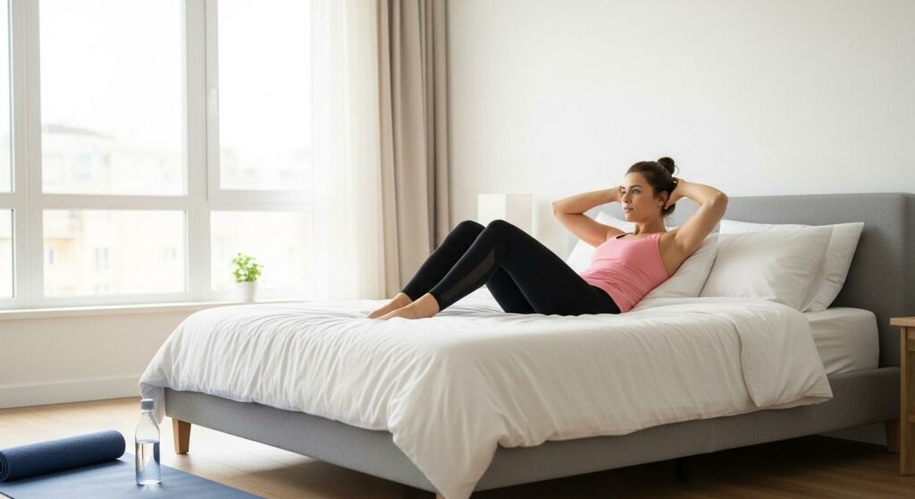 Deux exercices a faire sans bouger du lit et le ventre fond tranquille Featured Image 1753462806 Deux exercices a faire sans bouger du lit et le ventre fond tranquille Featured Image 1753462806