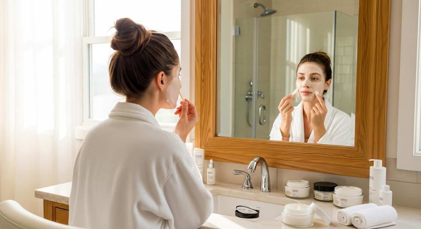 Le bon moment pour faire son masque visage ca change tout sur la peau et on voit la difference Featu 1753461497