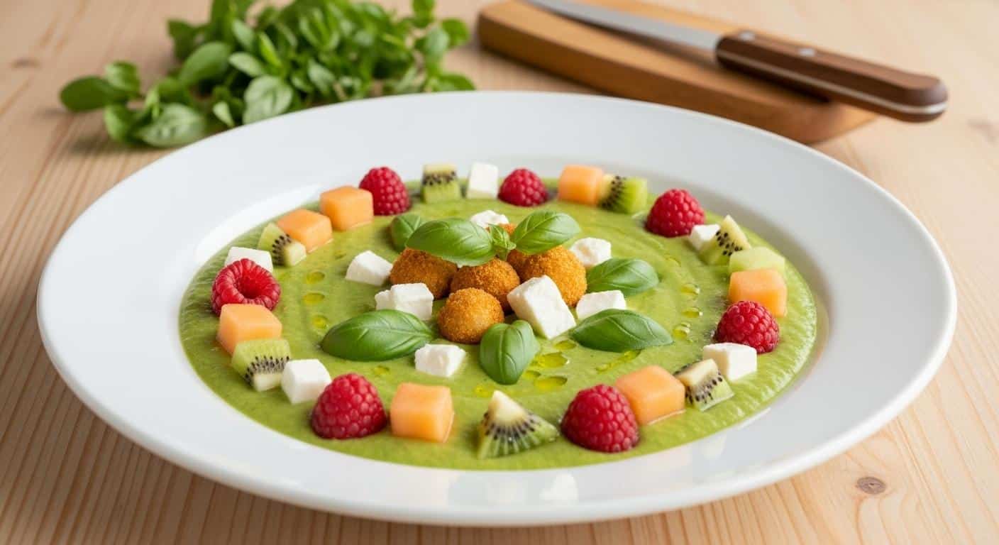 Recette dete le gaspacho vert de Cyril Lignac aux fruits frais Featured Image 1753737305