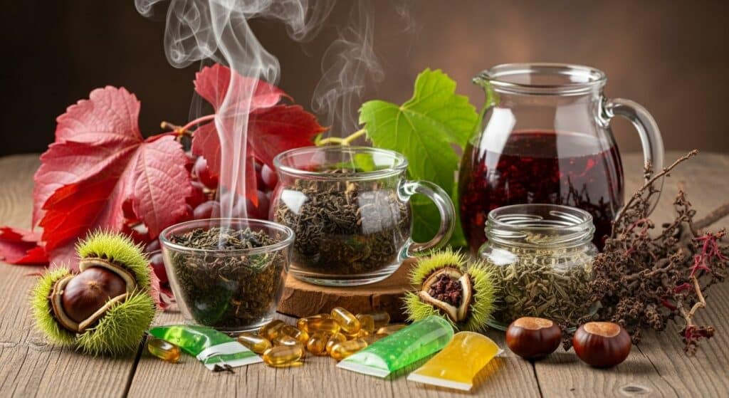 les plantes contre les jambes lourdes
